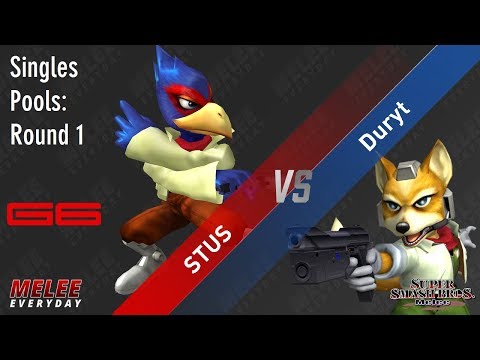 Genesis 6 - STUS (Falco) vs. Duryt (Fox) - SSBM - Singles Pools
