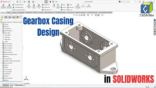 Download the video "DESIGN Your Gearbox Casing in SOLIDWORK | Step-by-Step Tutorial #GearboxCasing #solidworks #tutorial"