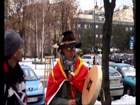 Idle No More 11 I 2013 Waszawa Poland Solidarity with First Nations