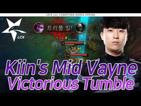 Kiin's Mid Vayne, Victorious Tumble : GEN vs AF [2019 LCK Highlight] Match14 Game1