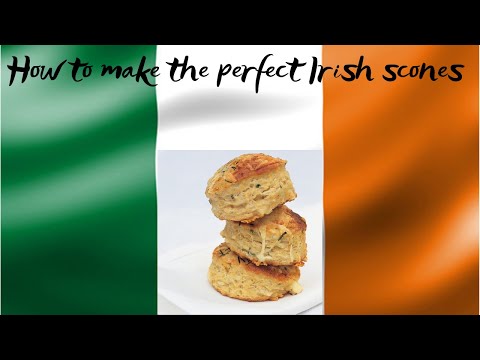 Perfect traditional Irish Scones! St. Patricks's Day treat 2019