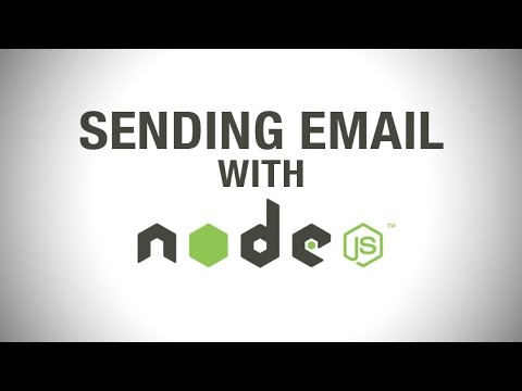 How to send server email with Node js sendgrid mandrill mailgun etc