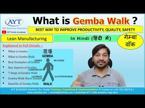 Gemba Walk in Lean : Where the Real Work Happens in Hindi || Gemba || 3G in Lean @aytindia2