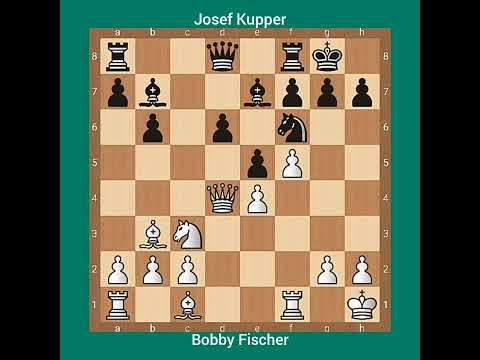 Bobby Fischer vs Josef Kupper, Lt Zurich 1959