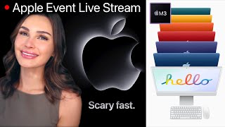 apple "scary fast" event watch party! M3 imacs & macbook pros! 🖥️👻