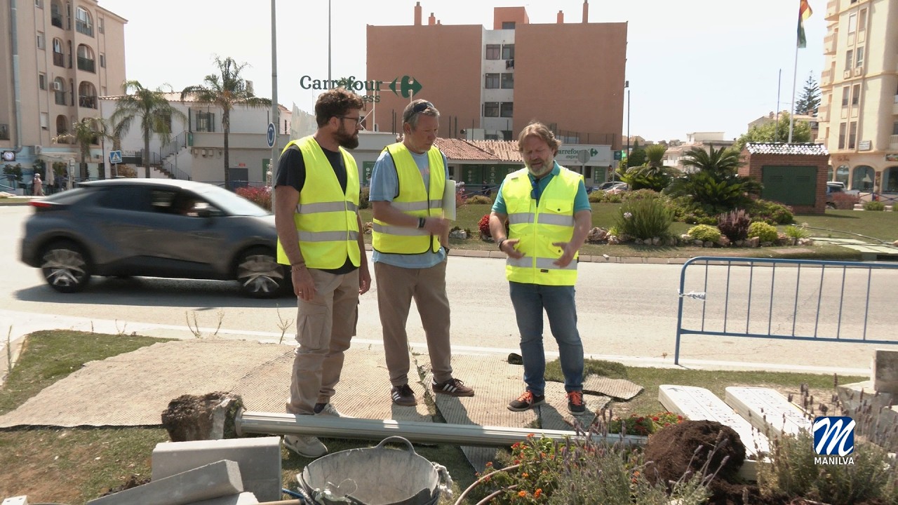 Trabajos para mejorar la circulación en Sabinillas