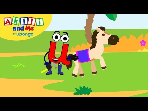 Learn Letter U! | The Alphabet with Akili | Cartoons for Preschoolers