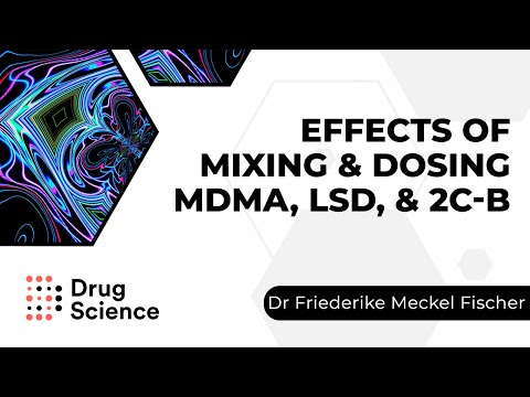 Effects of Mixing and Dosing MDMA, LSD, and 2CB - Dr Friederike Meckel Fischer