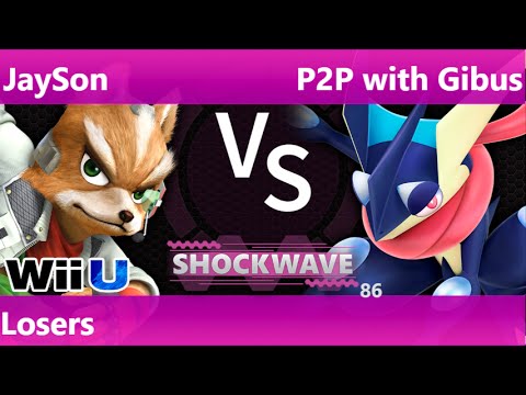 SW Plano 86 - SWG | JaySon (Fox) vs P2P with Gibus (Greninja, Lucario) Losers - Smash 4