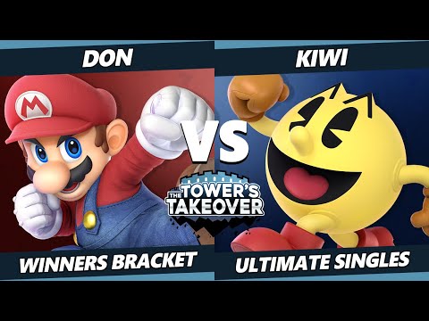 Tower's Takeover 21 - Don (Mario) Vs. Kiwi (Pac-Man) SSBU Ultimate Tournament