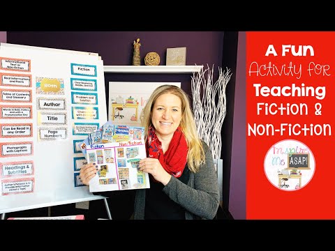 fiction vs nonfiction for first grade