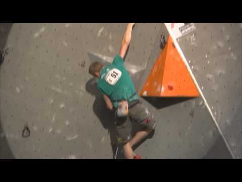 IFSC World Cup Puurs 2013 - Lead - Finals - Jakob Schubert
