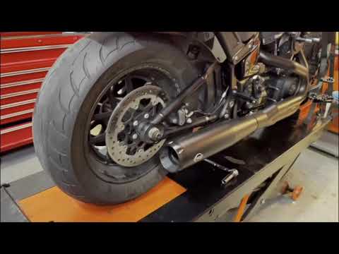 S&S 128 475 Cam Softail Fat Bob Idle