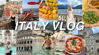 Travel vlog - ITALY TRAVEL VLOG 🇮🇹  (Positano, Rome, Florence, Cinque Terre, Lake Como + More) 🍝