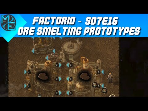 Factorio - S07E16 - Ore Smelting Prototypes