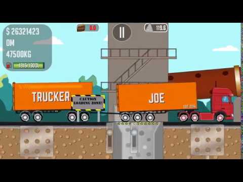 Trucker Joe transports land to a cement plant
