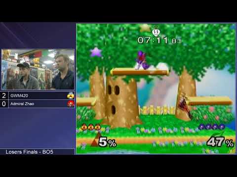 GSS 115 SSBM - GWM420 (Sheik) vs. Admiral Zhao (Samus) - Melee LF