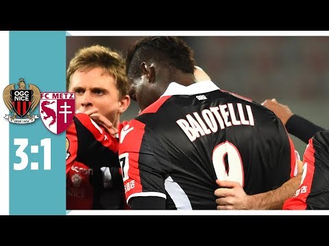 OGC Nizza - FC Metz 3:1 / Nizza hat Grund zum Feiern! Balotelli mit Freistoß-Tor!