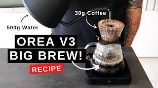 2 Cups of Coffee with a 1 Cup Brewer! (30g☕/500g💦) w/OREA V3 x Kalita Filter