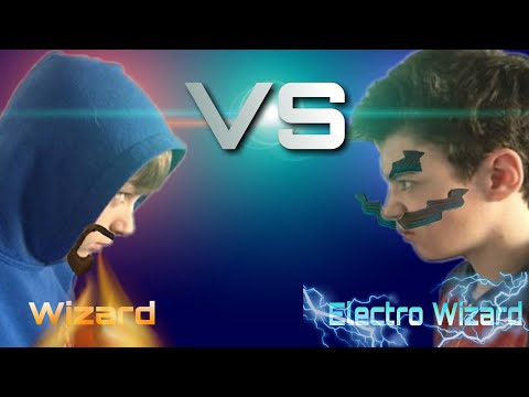 Wizard vs. Electro Wizard in a Clash Royale mini rap battle!