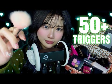 【ASMR】あなたの睡眠を助ける4h💤50種類＋のゾクゾクトリガー🫠🌙(囁き声,お客様のリクエストで音フェチ)