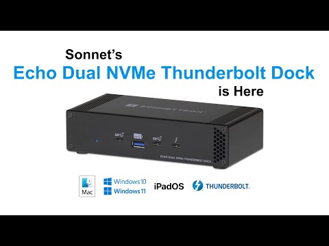 Sonnet Echo Dual NVMe Thunderbolt Dock - Product Overview