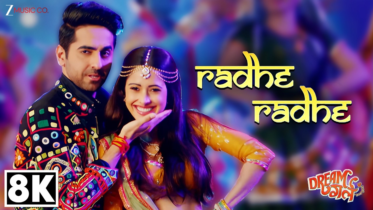 Radhe Radhe - 8K Video | Dream Girl | Ayushmann Khurrana, Nushrratt Bharuccha| Meet Bros, Amit Gupta