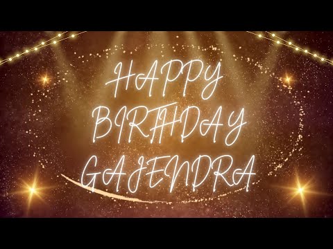 Happy Birthday Gajendra 🎉 | A Special Wish Just for You! | Let's Celebrate! 🎂
