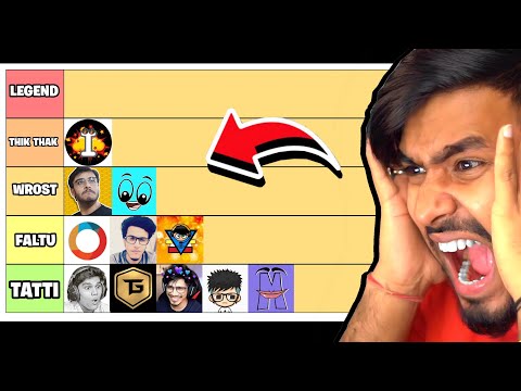 Nick Gaming - RANKING Top Indian Minecraft YOUTUBERS….