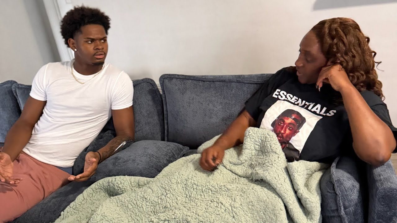 Isaiah asks his Mom can he skip going to Philly & tells her to step up and say something to Dad