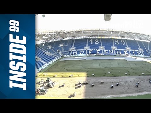 Rasentausch! - Neuer Teppich für die WIRSOL Rhein-Neckar-Arena