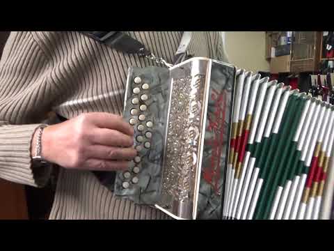 MEINEL- HEROLD  8 bass diatonic button accordion in the key of C/F made in Germany