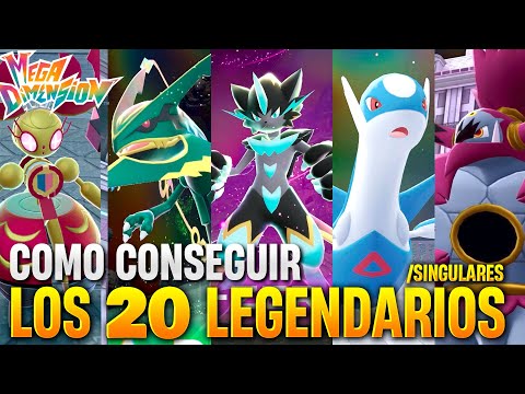 COMO CONSEGUIR A LOS 20 POKEMON LEGENDARIOS Y SINGULARES DE MEGADIMENSION LEYENDAS POKEMON Z A