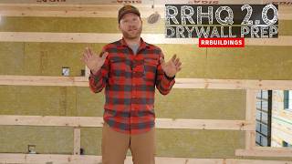 RRHQ 2.0 Shop Build: Drywall Prep and Misc