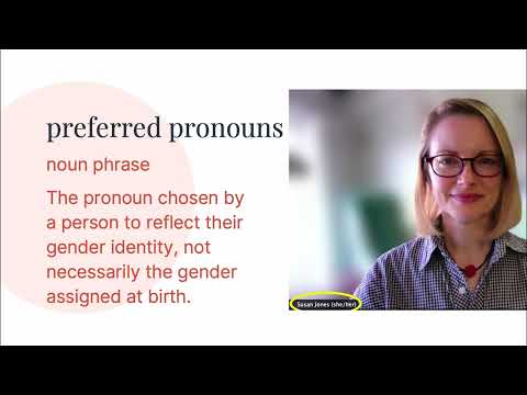 英文学科 【新しい英語シリーズ】16 preferred pronouns
