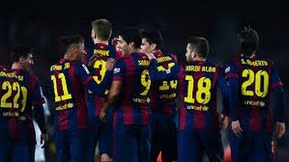 Messi - Neymar - Suárez - Iniesta - Xavi - Rakiti