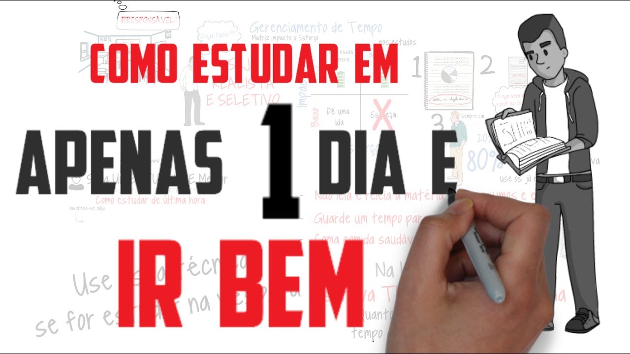Como ir bem mesmo ESTUDANDO DE ÚLTIMA HORA | Seja Um Estudante Melhor