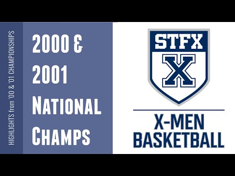 StFX X-Men Basketball 2000 & 2001 national championship highlights