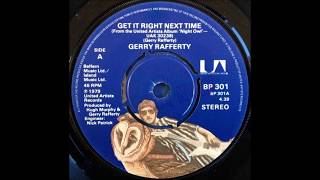 GET IT RIGHT NEXT TIME - Gerry Rafferty (1979)