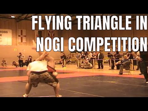DANNY MITCHELL FLYING TRIANGLE IN NOGI COMPETITION