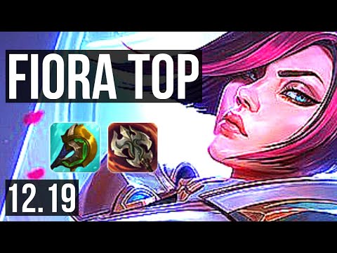FIORA vs CAMILLE (TOP) | Rank 4 Fiora, 6 solo kills, 9/1/0, Legendary | EUW Challenger | 12.19