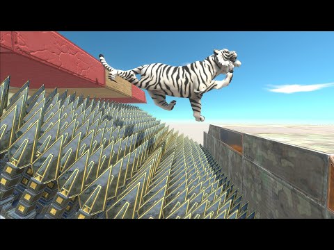 EsCapE TraPS and GeT HoOK to ReaCH the OtheR SiDe - Animal Revolt Battle Simulator