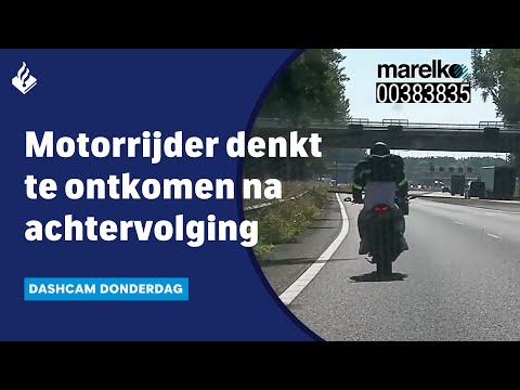 Motorrijder neemt GROTE RISICO's bij achtervolging | DASHCAM DONDERDAG 🚔  #politie