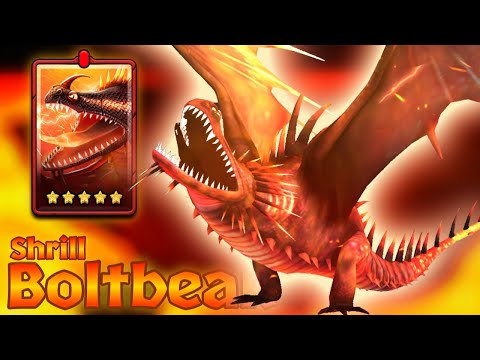 Shrill Boltbeak — 5-Star Red Premium Skrill | Dragons: Titan Uprising