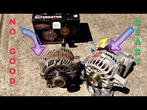 How To Install A High Performance Alternator In A Crown Victoria