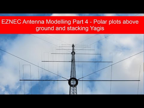 EZNEC Antenna Modelling - Part 4 Creating Polar Plots and Stacking Yagis for measurement