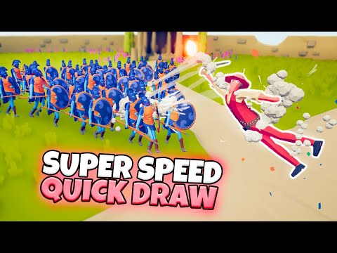 SUPER SPEED QUICK DRAW VS EVERY FACTION. FAST ATTACK WITH CHEERLEADER | TABS WILD WEST UPDATE