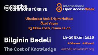 Uluslararası Açık Erişim Haftası 2026 - Özel Yayını