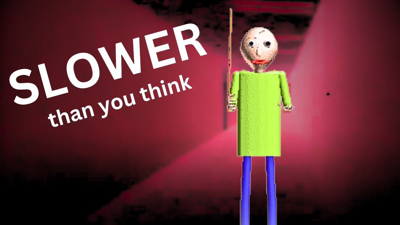 Calculating Baldi's Maximum Speed