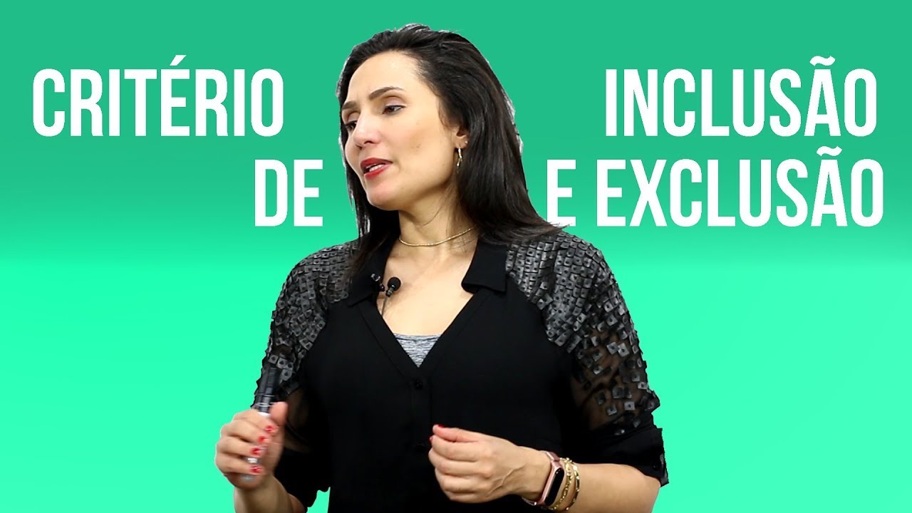 Critério de Inclusão e Exclusão - Revista Científica Multidisciplinar Núcleo do Conhecimento